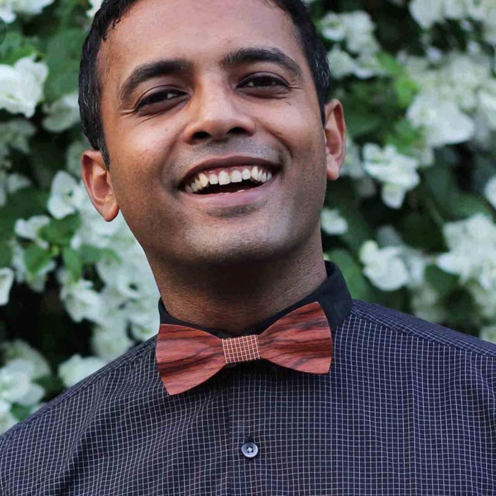 HandCarved KOA Wood BowTie Matching Cufflinks - Picture 3 of 7